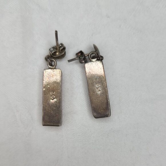 Silver Peruvian Seed Earrings - Picture 5 of 7